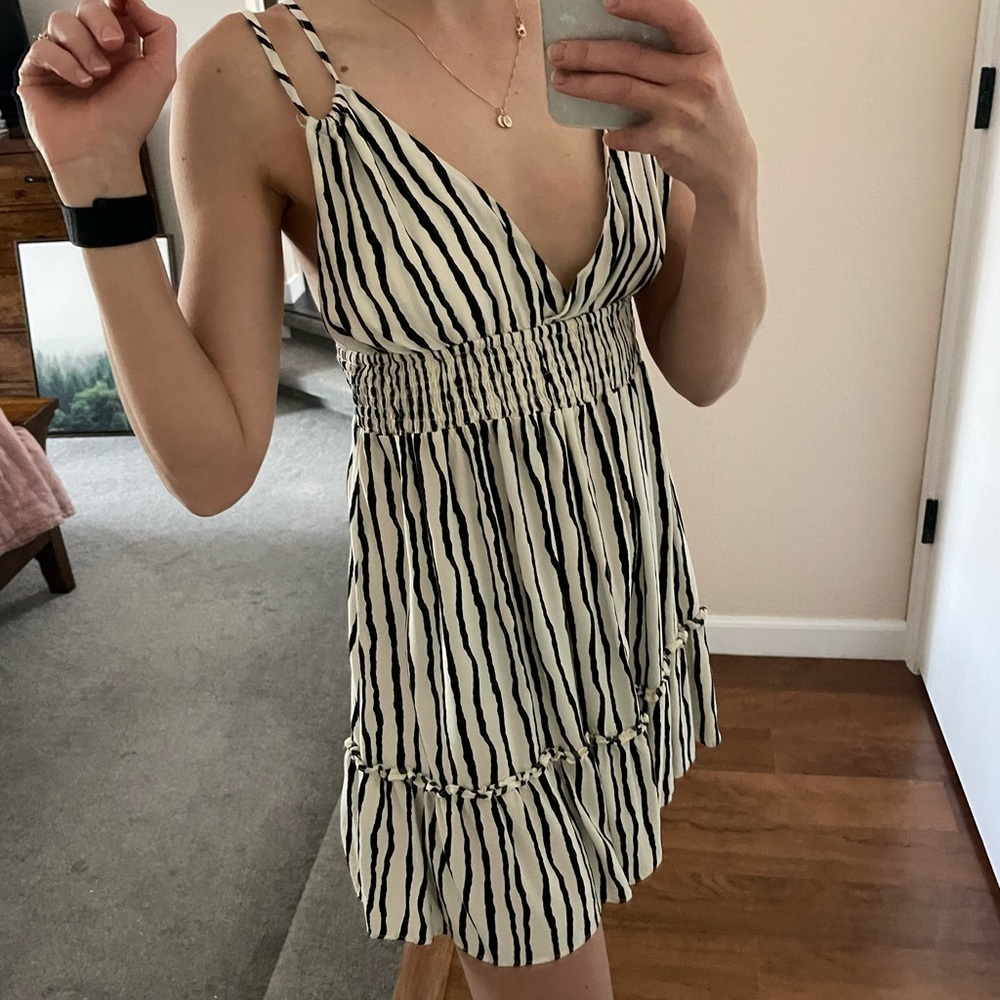 Striped Sleeveless Dress